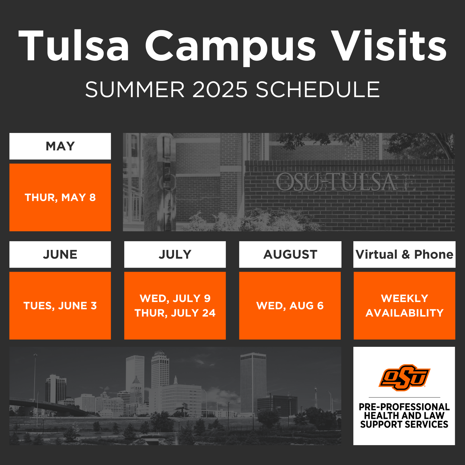 in person appointment dates