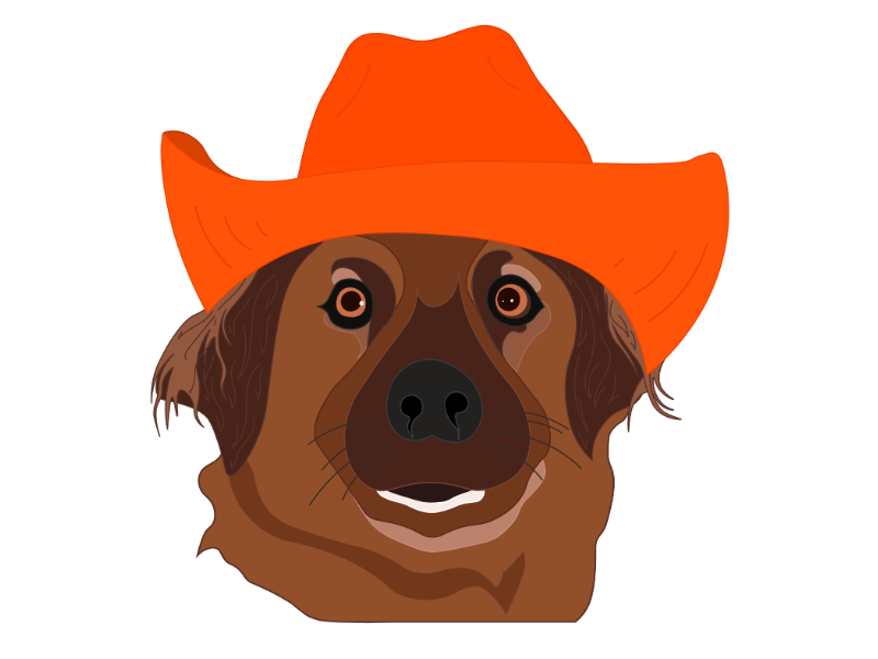 Graphic of Cowboy Charlie an AI textbot