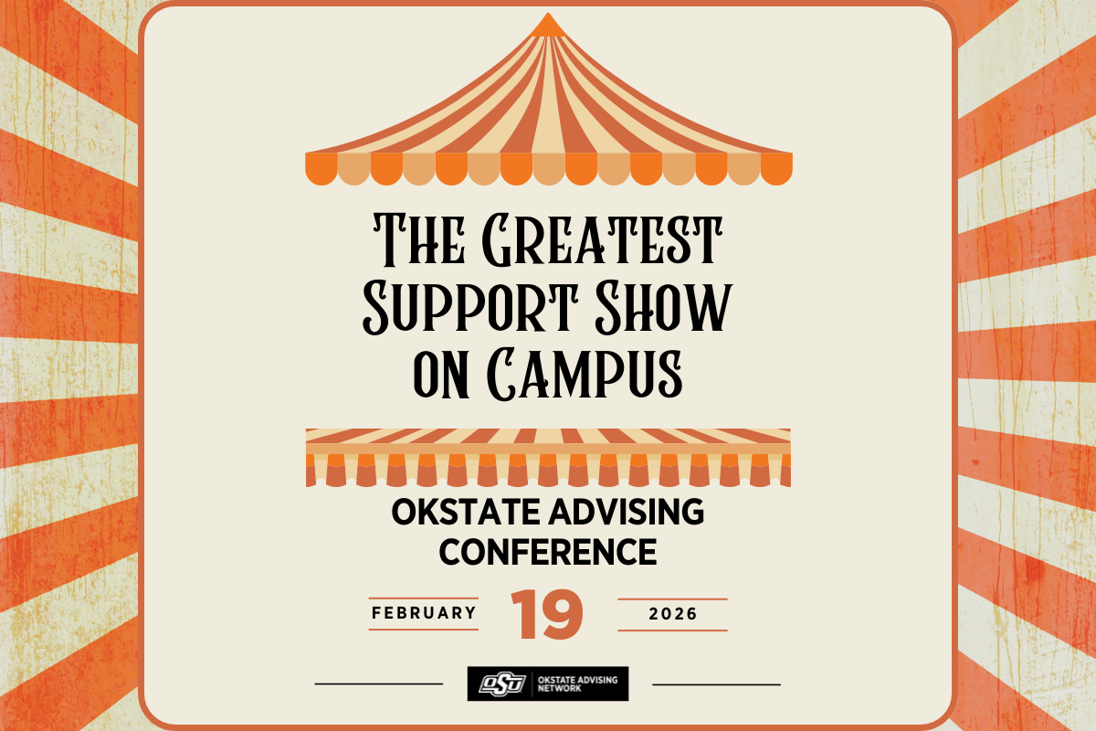 Save-the-Date: Feb. 19, 2026 OKState Advising Conference save-the-date 2026 graphic