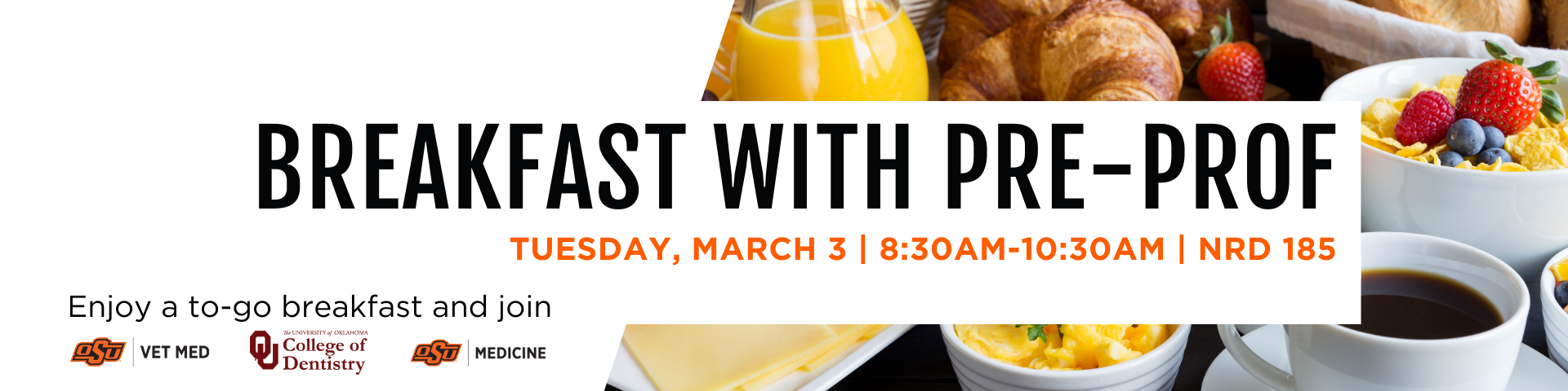 breakfast with pre-professional march 3